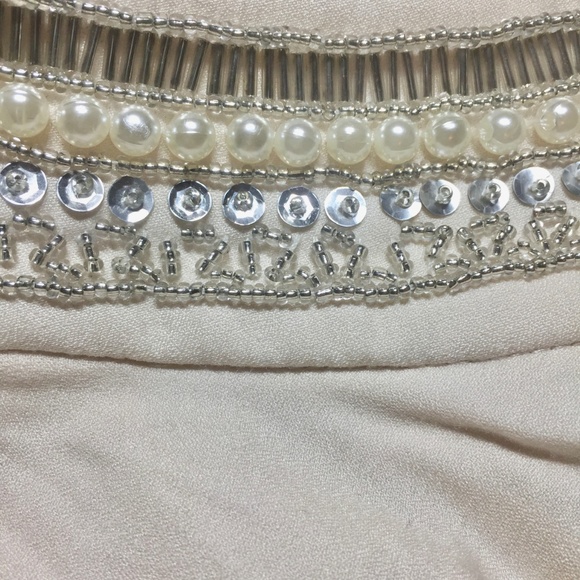 Forever 21 Beaded Neck Drop Waist Cocktail Dress - Picture 3 of 5